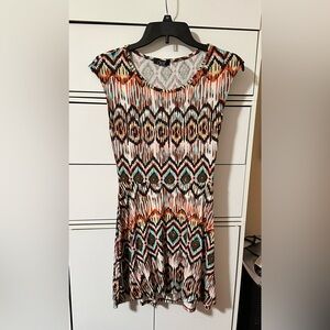 Deb Multicolor Geometric Mini Dress